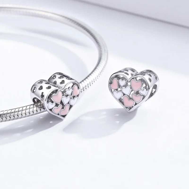 (immagine per) Charm tipo Pandora Cuore romantico - SCC1423 - Visualizza 4