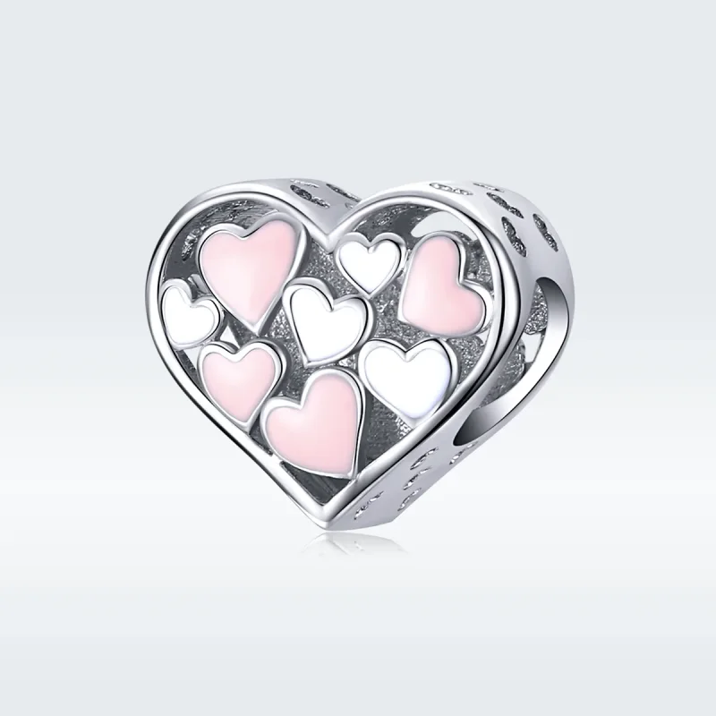 (immagine per) Charm tipo Pandora Cuore romantico - SCC1423 - Visualizza 5
