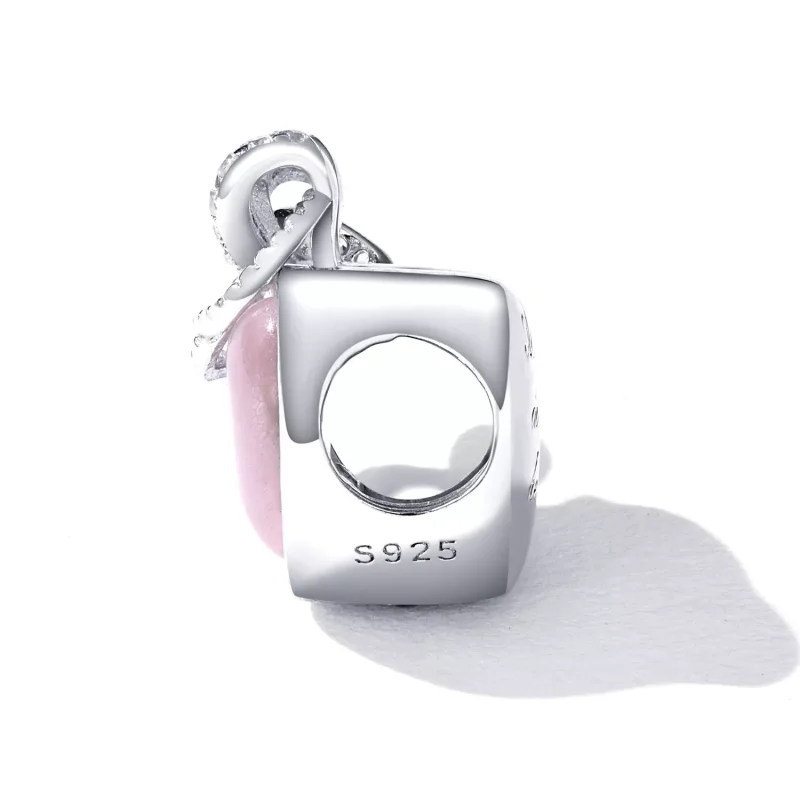 (immagine per) Charm tipo Pandora Cuore rosa - SCC2261 - Visualizza 4