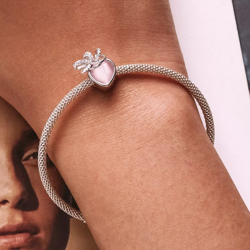 (immagine per) Charm tipo Pandora Cuore rosa - SCC2261 - Visualizza 7