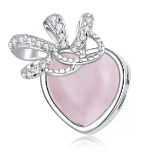 (immagine per) Charm tipo Pandora Cuore rosa - SCC2261