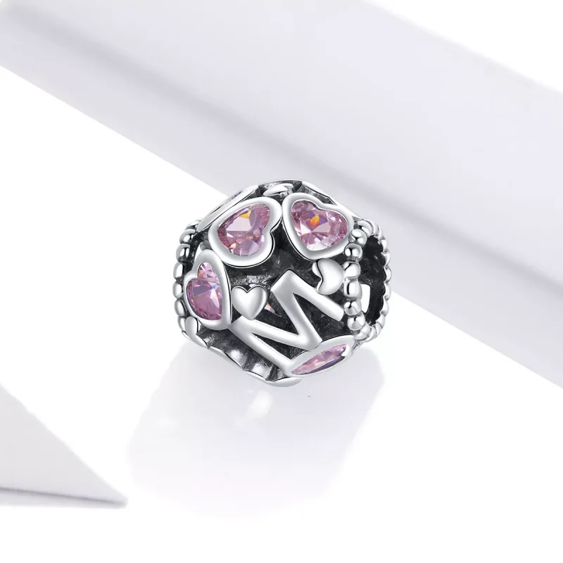 (immagine per) Charm tipo Pandora Cuore sferico - BSC421 - Visualizza 2