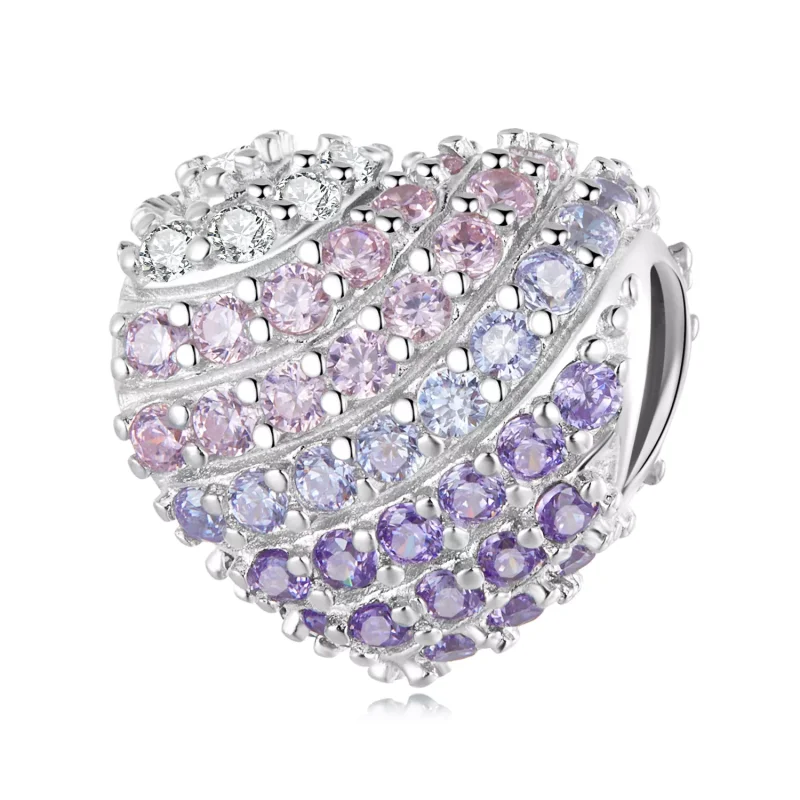 (immagine per) Charm tipo Pandora Cuore sfumato - BSC624