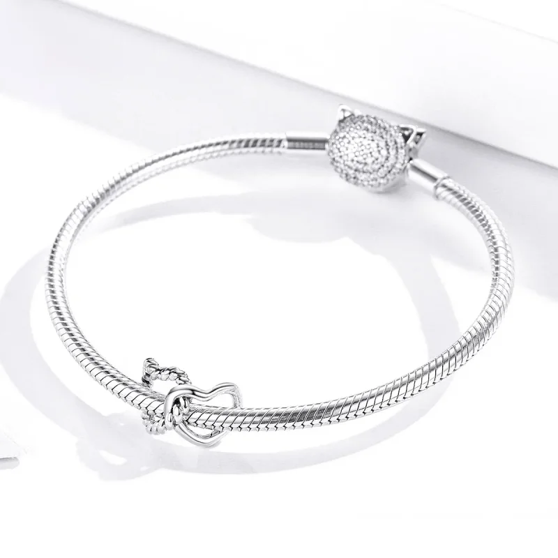 (immagine per) Charm tipo Pandora Cuori Intrecciati - SCC1563 - Visualizza 3