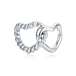 (immagine per) Charm tipo Pandora Cuori Intrecciati - SCC1563