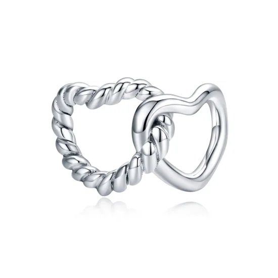 (immagine per) Charm tipo Pandora Cuori Intrecciati - SCC1563
