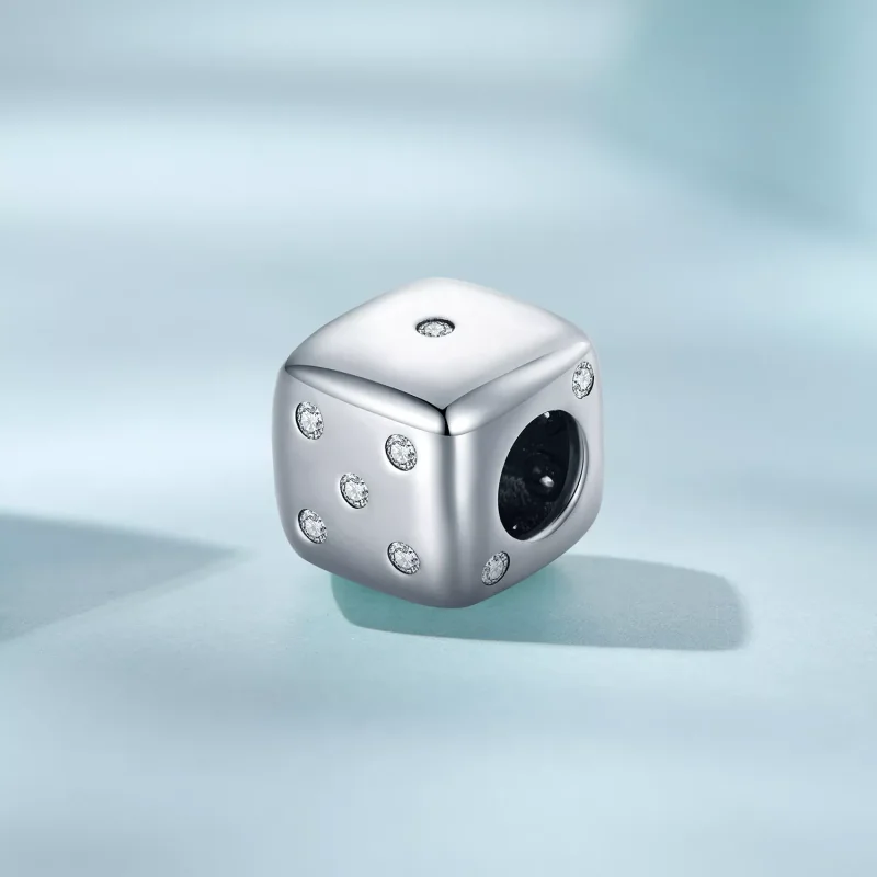(immagine per) Charm tipo Pandora Dado fortunato - SCC2362 - Visualizza 2