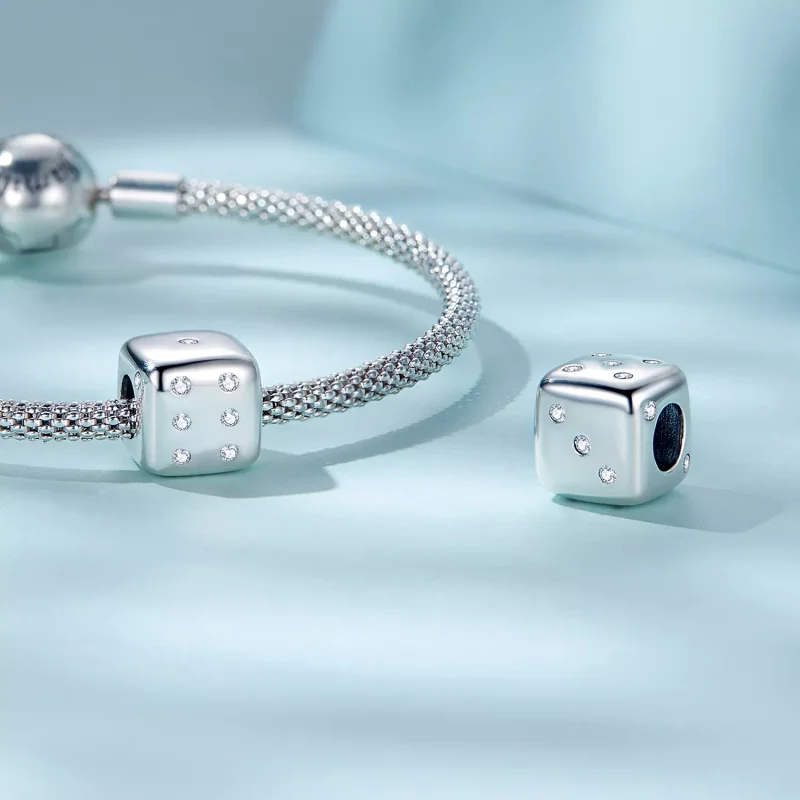 (immagine per) Charm tipo Pandora Dado fortunato - SCC2362 - Visualizza 5