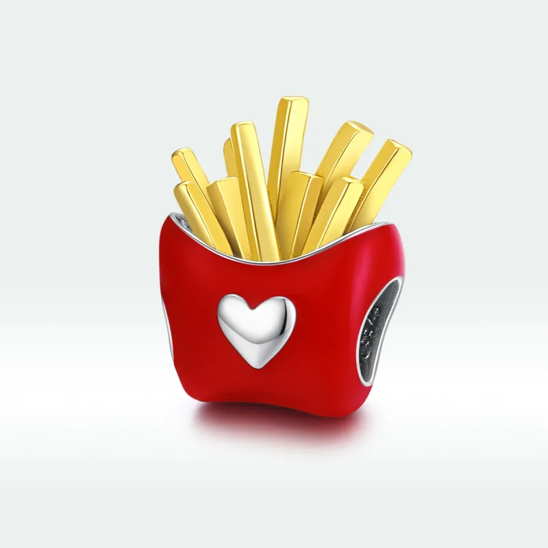 (immagine per) Charm tipo Pandora Deliziose patatine fritte - SCC1606 - Visualizza 5