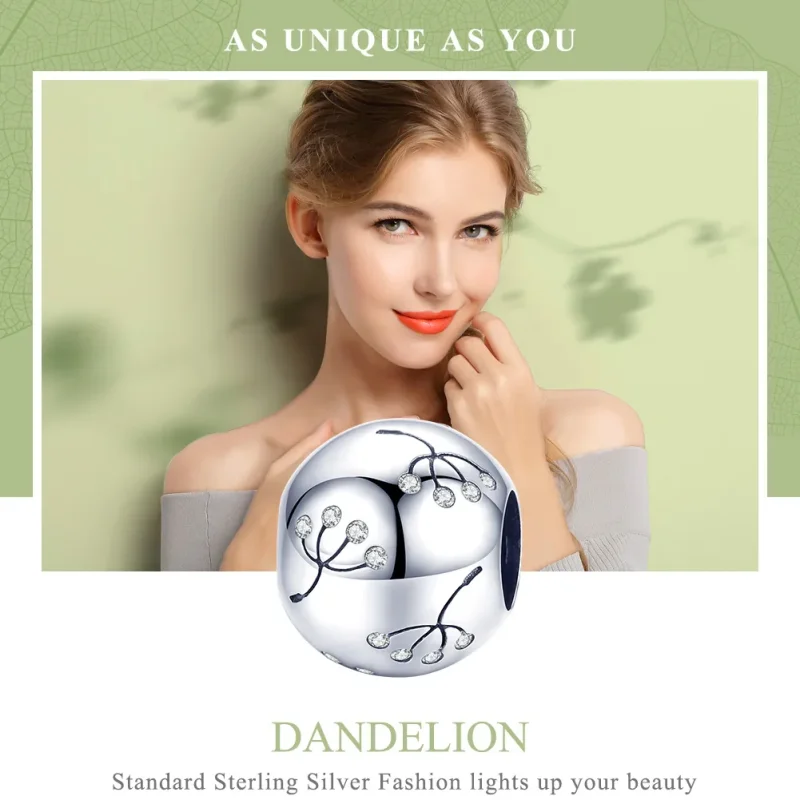 (immagine per) Charm tipo Pandora Dente di leone - BSC053 - Visualizza 6