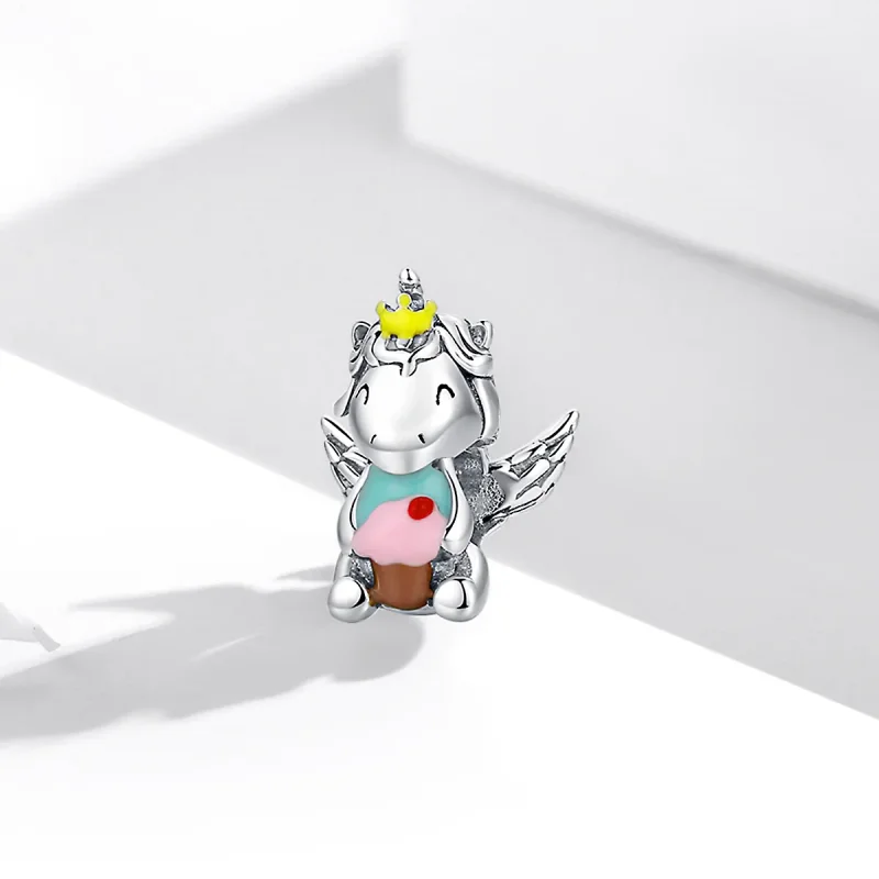 (immagine per) Charm tipo Pandora Dessert Unicorno - SCC1872 - Visualizza 2