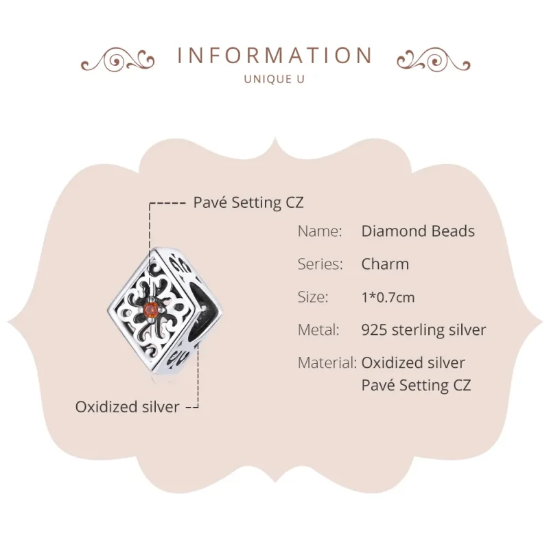 (immagine per) Charm tipo Pandora Diamante - SCC1825 - Visualizza 6