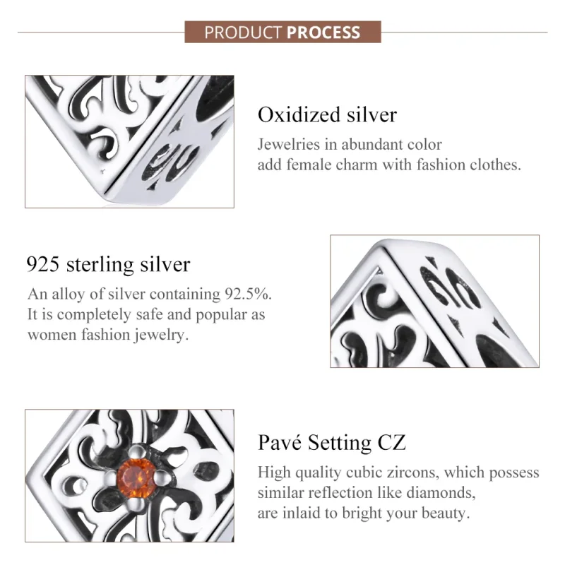 (immagine per) Charm tipo Pandora Diamante - SCC1825 - Visualizza 7