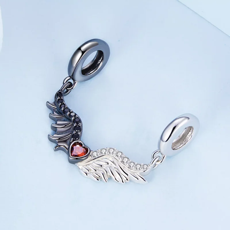 (immagine per) Charm tipo Pandora Diavoli e Angeli - BSC693 - Visualizza 2