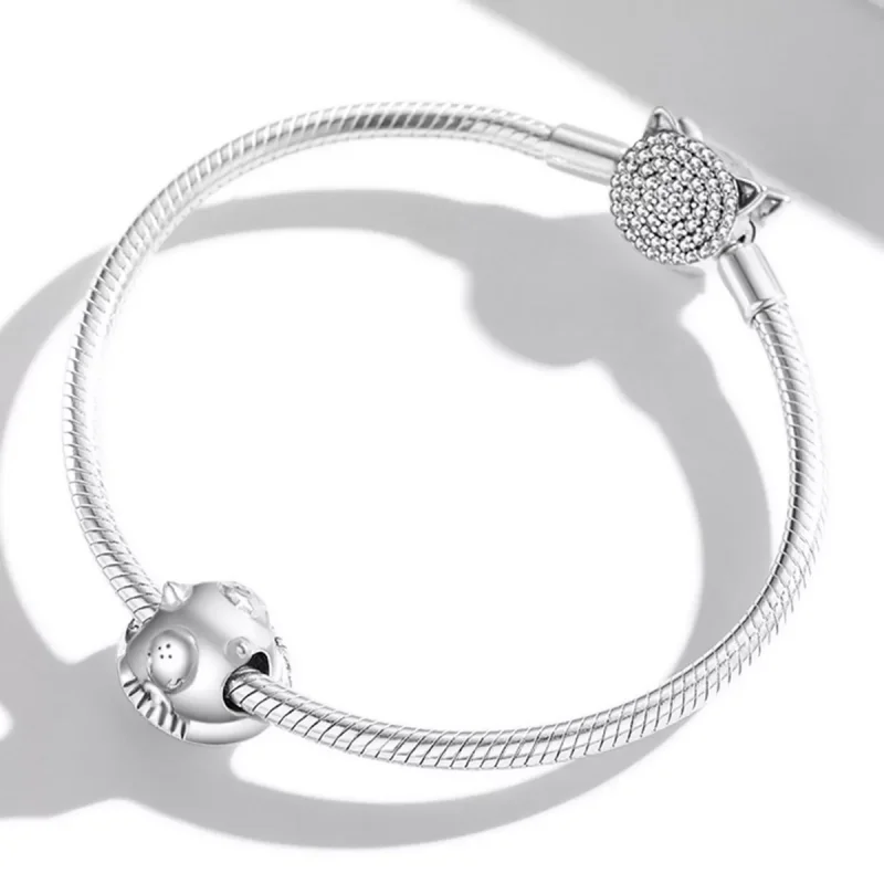 (immagine per) Charm tipo Pandora Disco volante alieno - SCC2060 - Visualizza 3