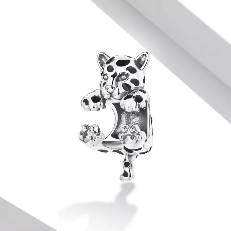 (immagine per) Charm tipo Pandora Divertente piccolo ghepardo - BSC556 - Visualizza 2