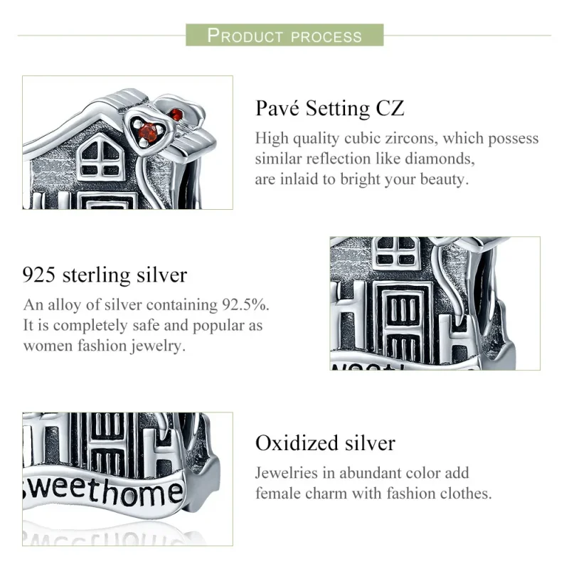 (immagine per) Charm tipo Pandora Dolce casa - SCC416 - Visualizza 6