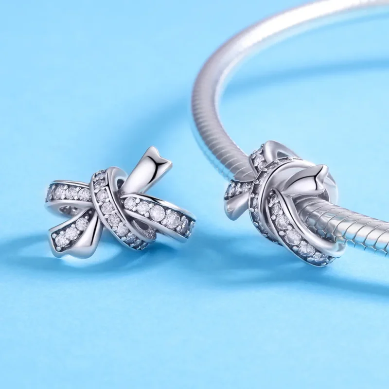 (immagine per) Charm tipo Pandora Dolce fiocco - SCC773 - Visualizza 4