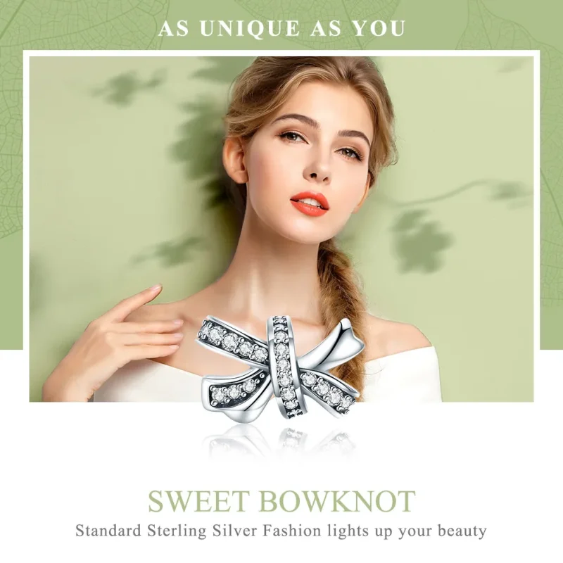 (immagine per) Charm tipo Pandora Dolce fiocco - SCC773 - Visualizza 6