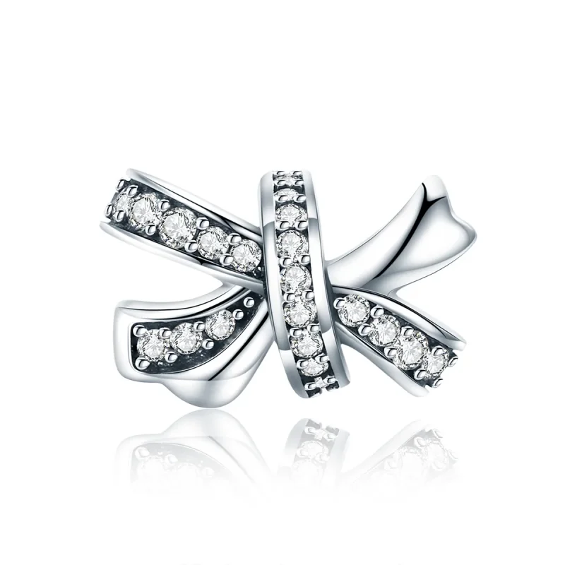(immagine per) Charm tipo Pandora Dolce fiocco - SCC773