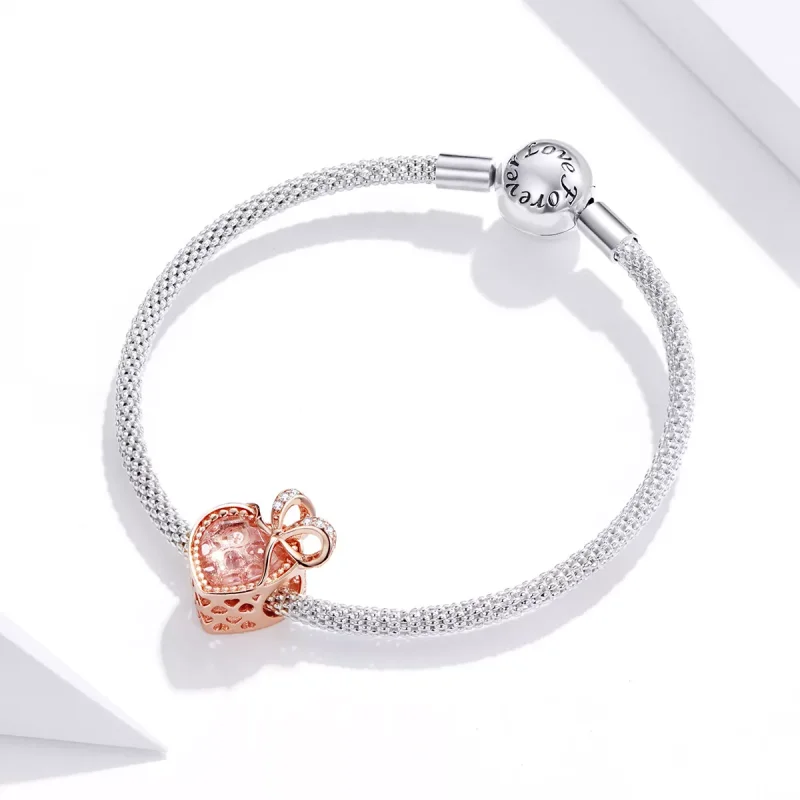 (immagine per) Charm tipo Pandora Dono d'amore - BSC398 - Visualizza 3