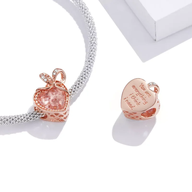 (immagine per) Charm tipo Pandora Dono d'amore - BSC398 - Visualizza 4