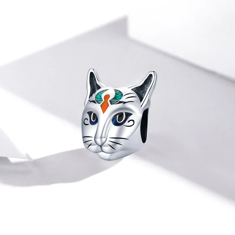 (immagine per) Charm tipo Pandora Egitto - Cat God Bastet - SCC1859 - Visualizza 2