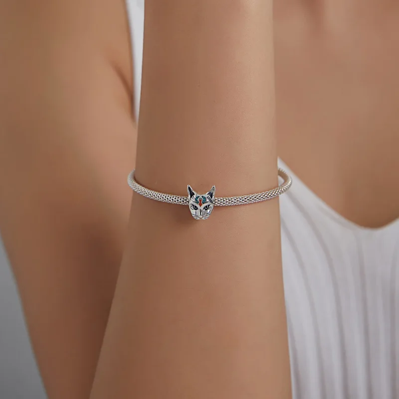(immagine per) Charm tipo Pandora Egitto - Cat God Bastet - SCC1859 - Visualizza 5