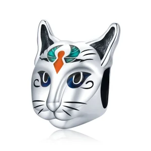 (immagine per) Charm tipo Pandora Egitto - Cat God Bastet - SCC1859