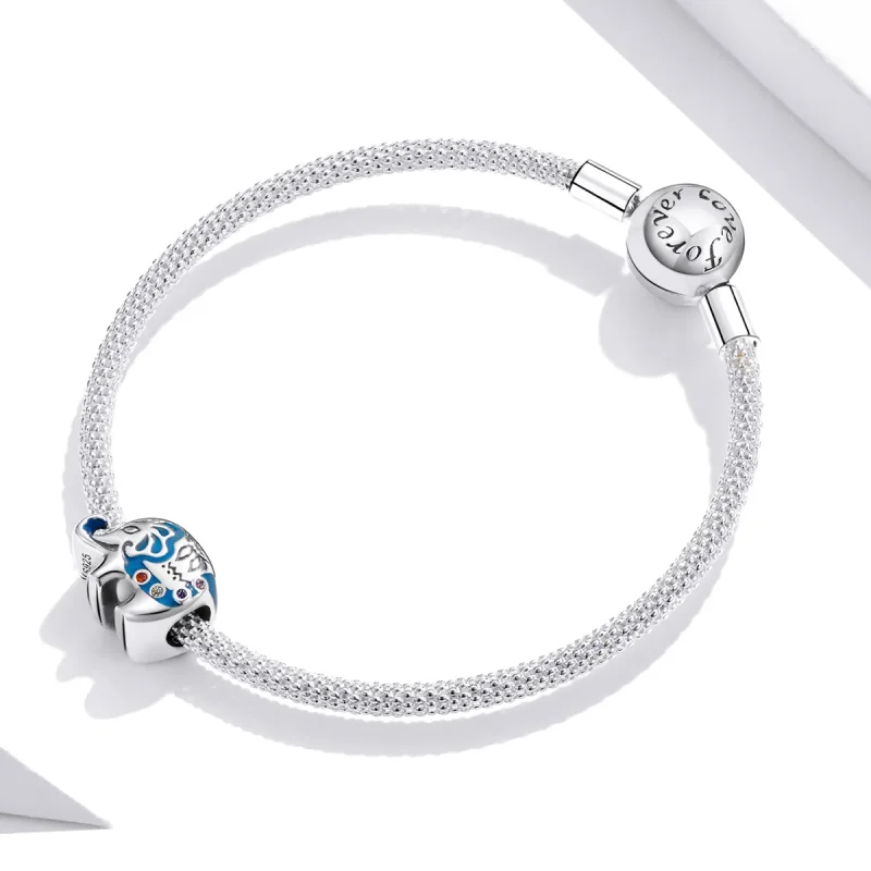 (immagine per) Charm tipo Pandora Elefante adorabile colorato - SCC1821 - Visualizza 3
