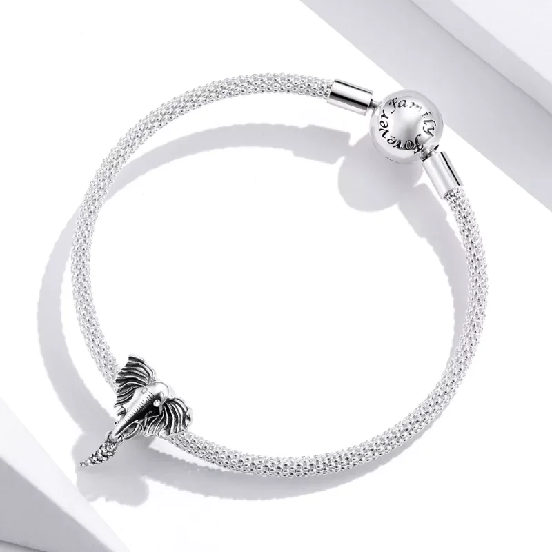 (immagine per) Charm tipo Pandora Elefante con denti mancanti - SCC1583 - Visualizza 4