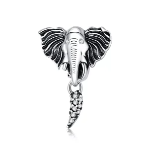 Charm tipo Pandora Elefante con denti mancanti - SCC1583 (immagine per) Charm tipo Pandora Elefante con denti mancanti - SCC1583