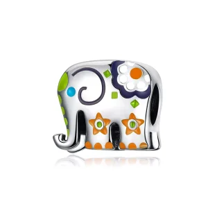 Charm tipo Pandora Elefante felice - BSC095 (immagine per) Charm tipo Pandora Elefante felice - BSC095