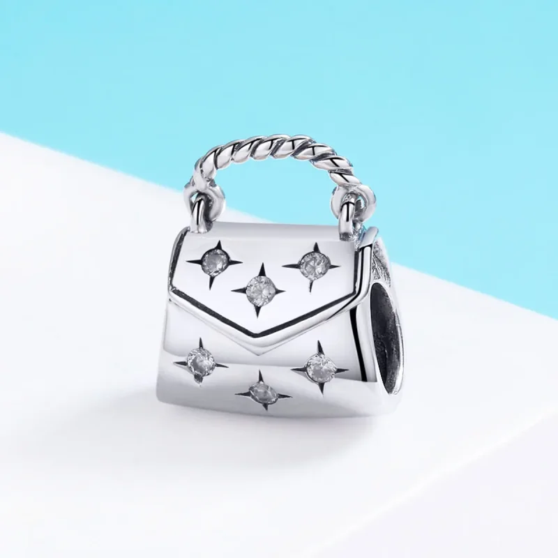 (immagine per) Charm tipo Pandora Elegante borsa per la spesa - SCC607 - Visualizza 3