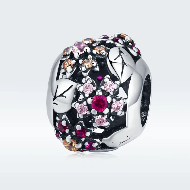 (immagine per) Charm tipo Pandora Elegante fiore di ciliegio - SCC1446 - Visualizza 5