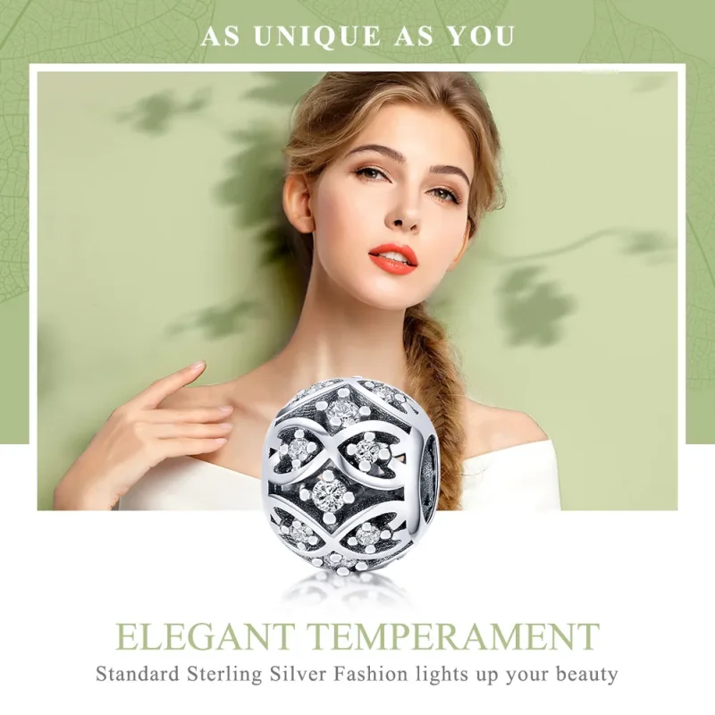 (immagine per) Charm tipo Pandora Eleganza - SCC732 - Visualizza 6