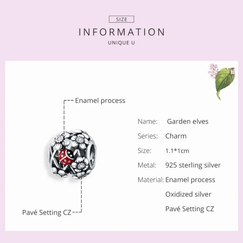 (immagine per) Charm tipo Pandora Elfi del Giardino - SCC1641 - Visualizza 7