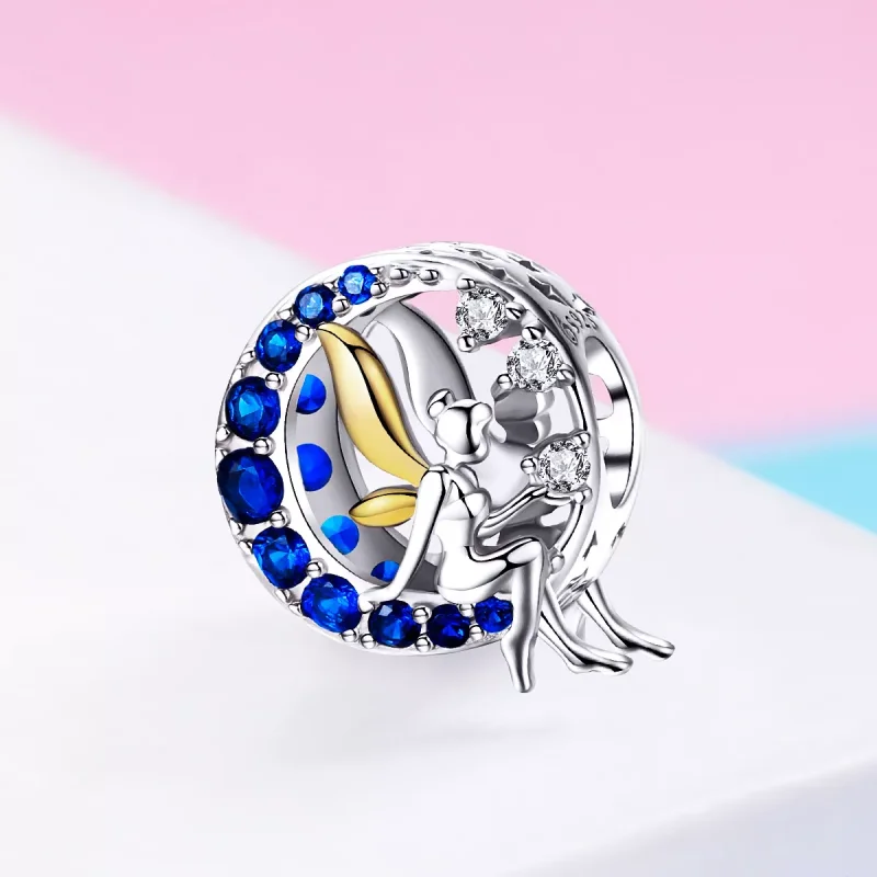 (immagine per) Charm tipo Pandora Elfo chiaro di luna - BSC070 - Visualizza 2