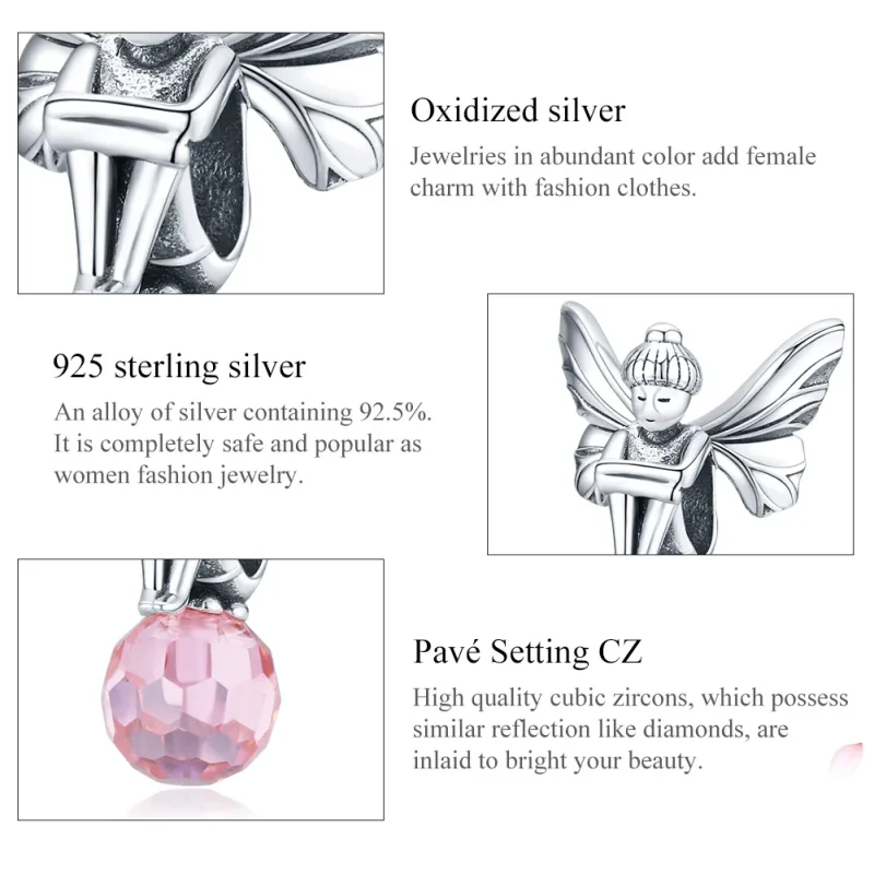 (immagine per) Charm tipo Pandora Elfo dei fiori - SCC1483 - Visualizza 6