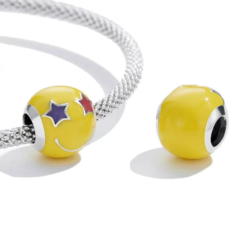 (immagine per) Charm tipo Pandora Faccina occhio di stella - SCC2190 - Visualizza 3