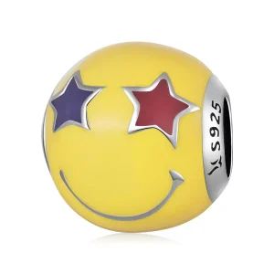 (immagine per) Charm tipo Pandora Faccina occhio di stella - SCC2190