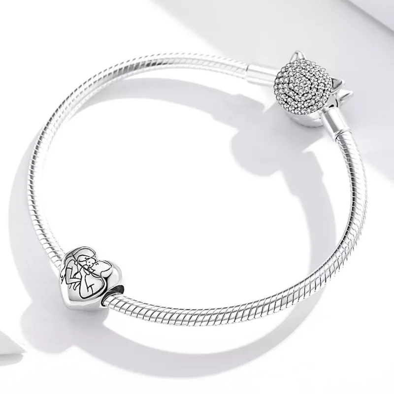 (immagine per) Charm tipo Pandora Famiglia - BSC494 - Visualizza 3