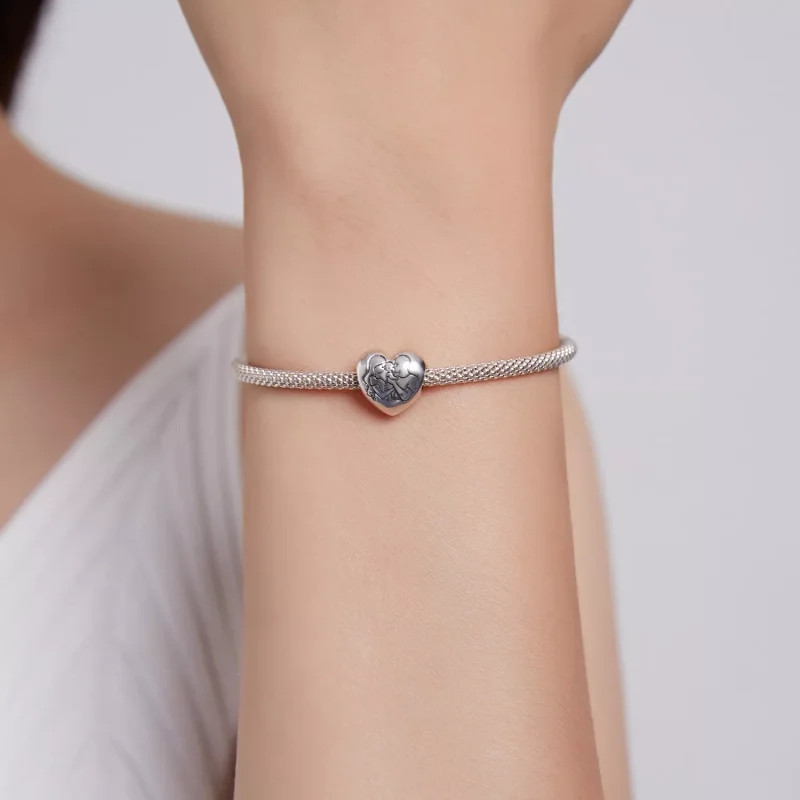 (immagine per) Charm tipo Pandora Famiglia - BSC494 - Visualizza 5