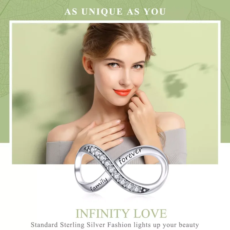 (immagine per) Charm tipo Pandora Famiglia per sempre - SCC1146 - Visualizza 2