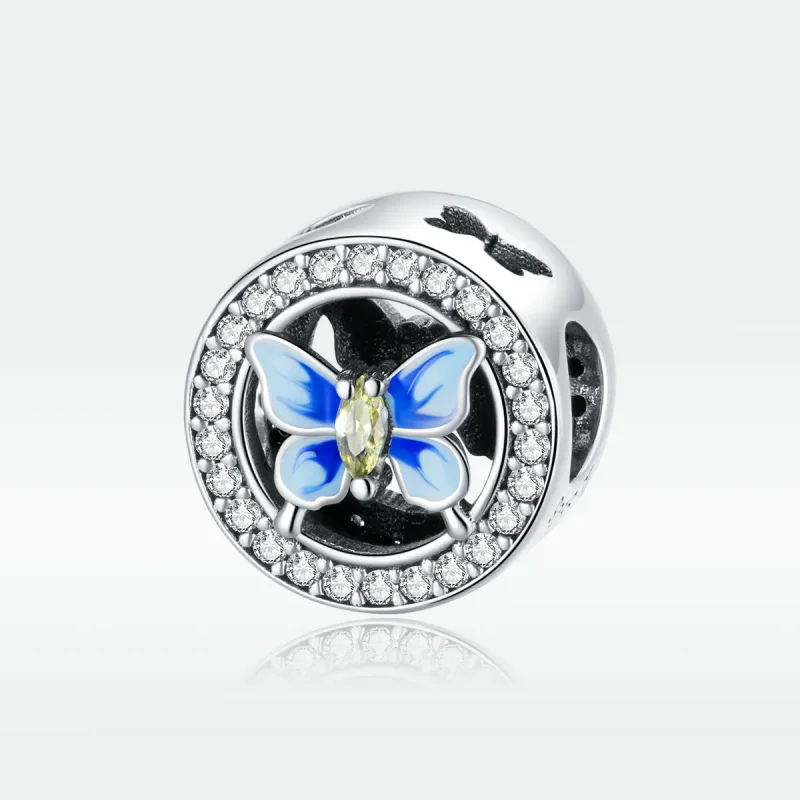 (immagine per) Charm tipo Pandora Farfalla colorata - SCC1682 - Visualizza 5