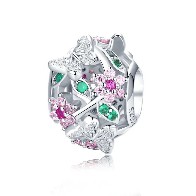 (immagine per) Charm tipo Pandora Farfalla danzante - BSC116 - Visualizza 5