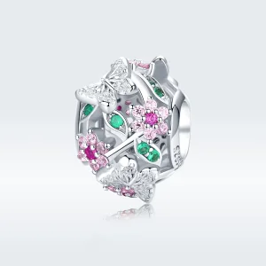 (immagine per) Charm tipo Pandora Farfalla danzante - BSC116