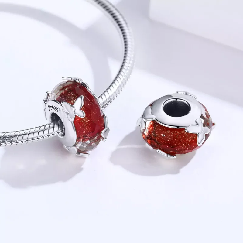 (immagine per) Charm tipo Pandora Farfalla danzante - SCC1256 - Visualizza 4