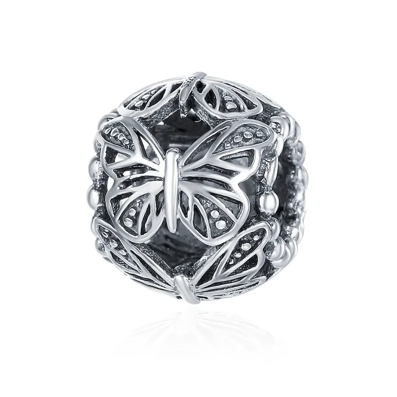 (immagine per) Charm tipo Pandora Farfalla d'epoca - SCC491