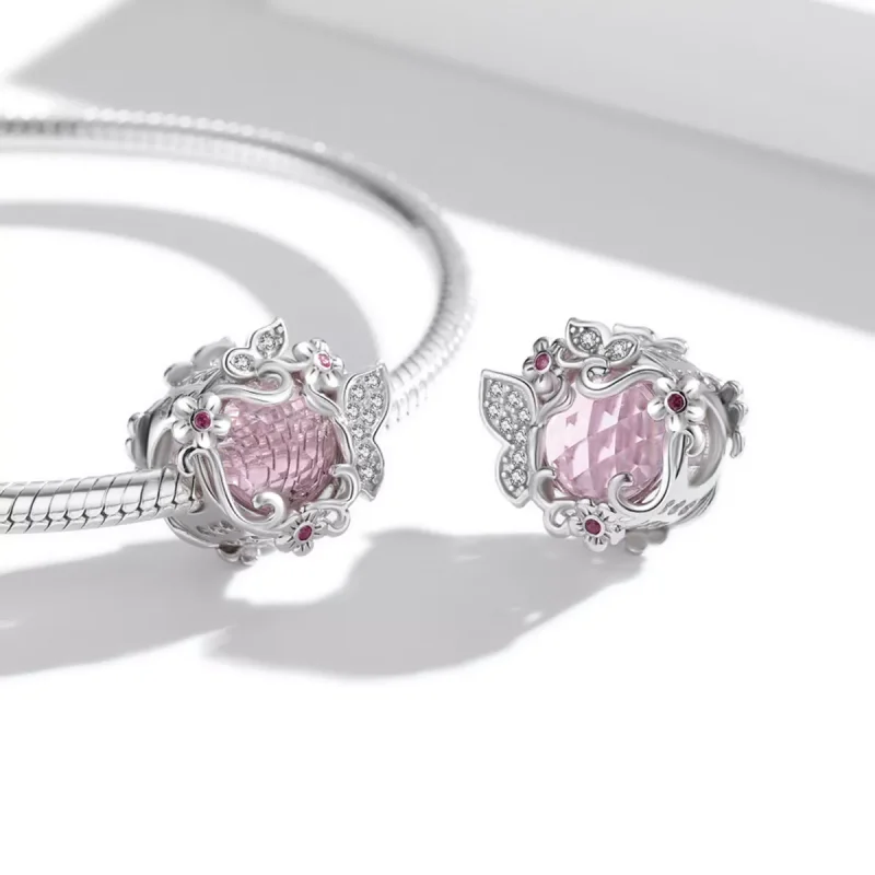 (immagine per) Charm tipo Pandora Farfalle che volano - BSC552 - Visualizza 4